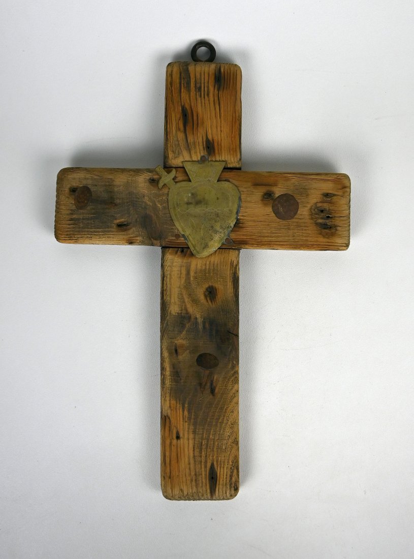 Antique Mexican Milagro Cross Collected 1960's (1 of 7)