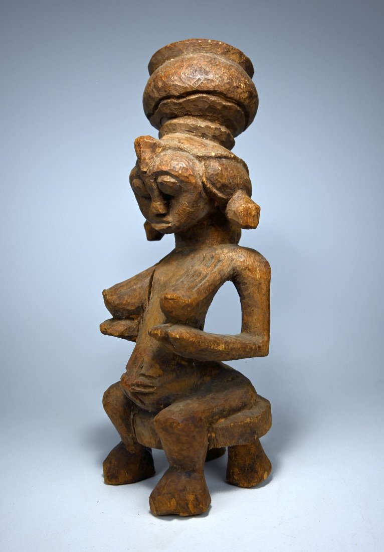 Stylized Senufo Female sculpture Ex Dr Healy collection (1 of 7)