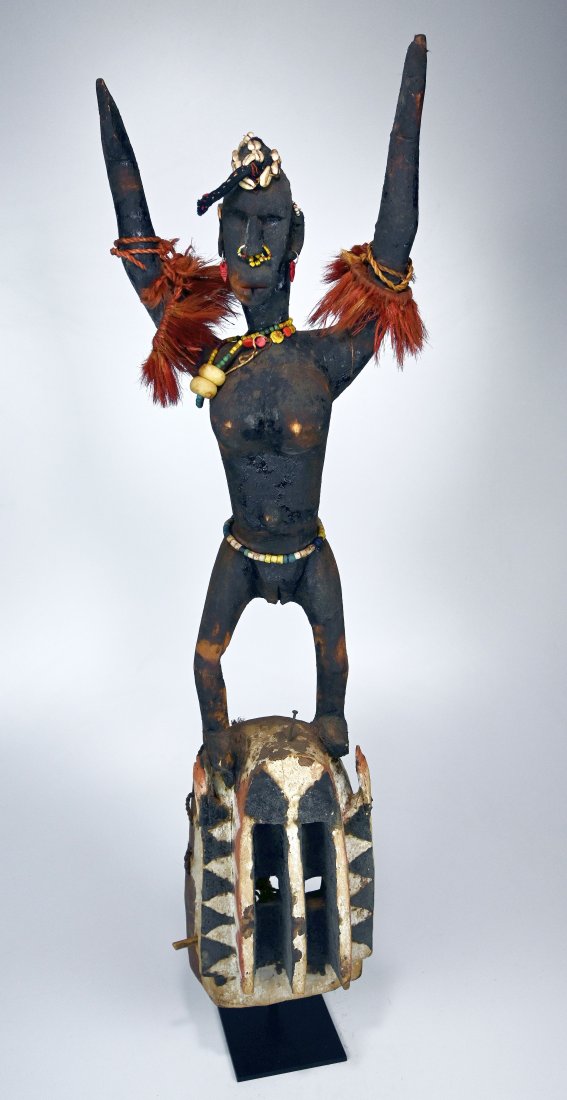 A Dogon Santimbe Mask Ex Warkow Collection (1 of 12)