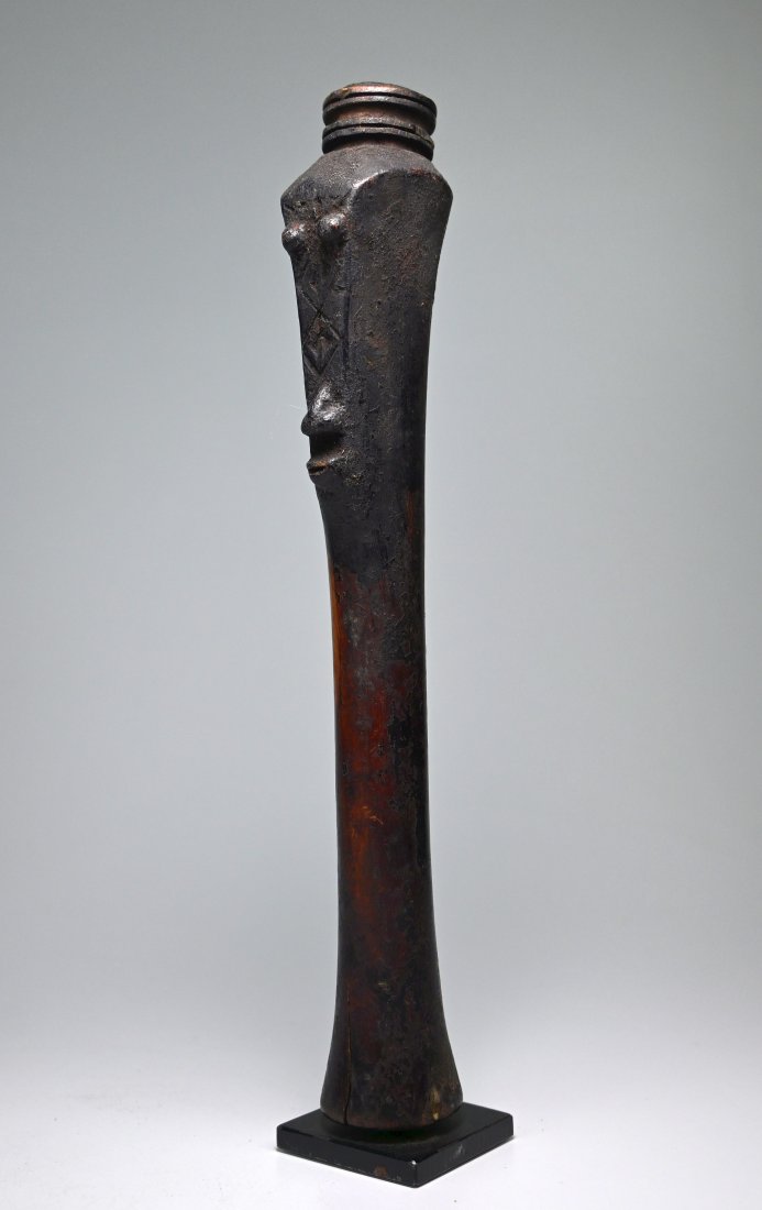 19th Century Kuba Dengese Fly Whisk Handle (1 of 7)