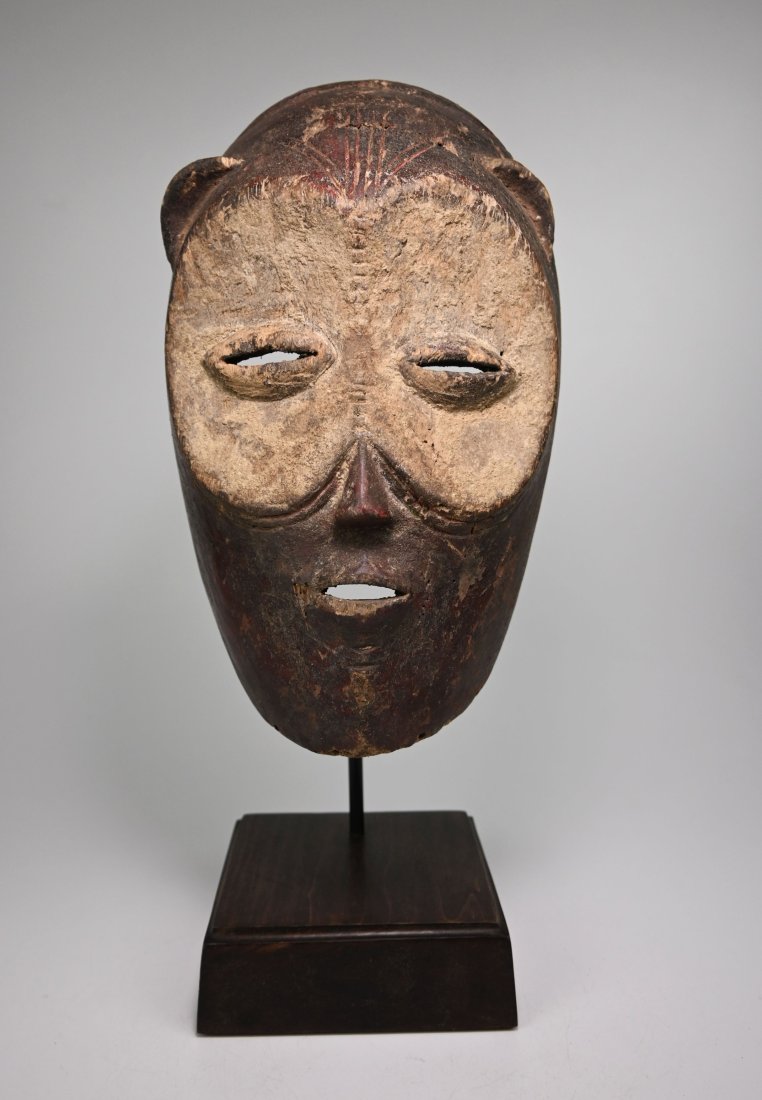 A Rare Ngbandi African Mask Ex G. Galinier, France (1 of 7)