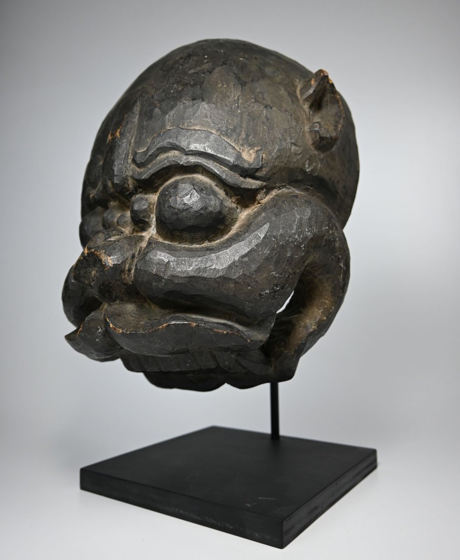 Antique Himalayan Demon Mask / Tibet (1 of 7)
