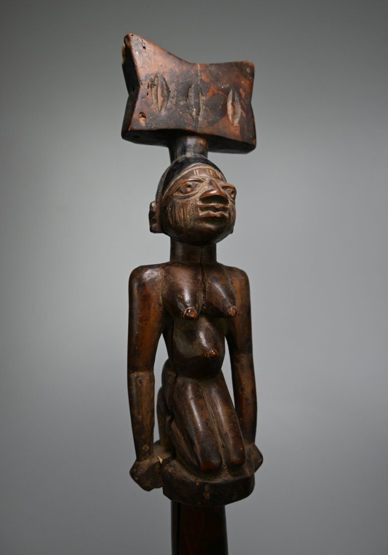 A Fine Old Yoruba Shango Staff (1 of 7)