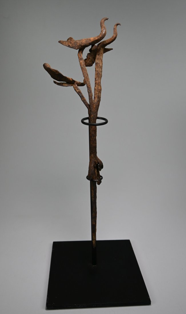 Pair of Yoruba Osanyin Herbalist Staffs (1 of 10)