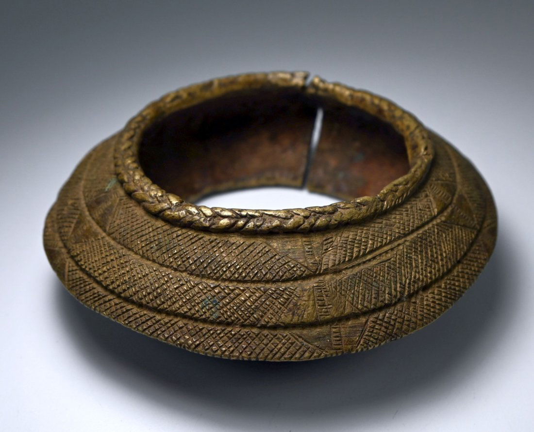 Antique Yoruba Bronze Bracelet Ex Syrop Collection (1 of 5)