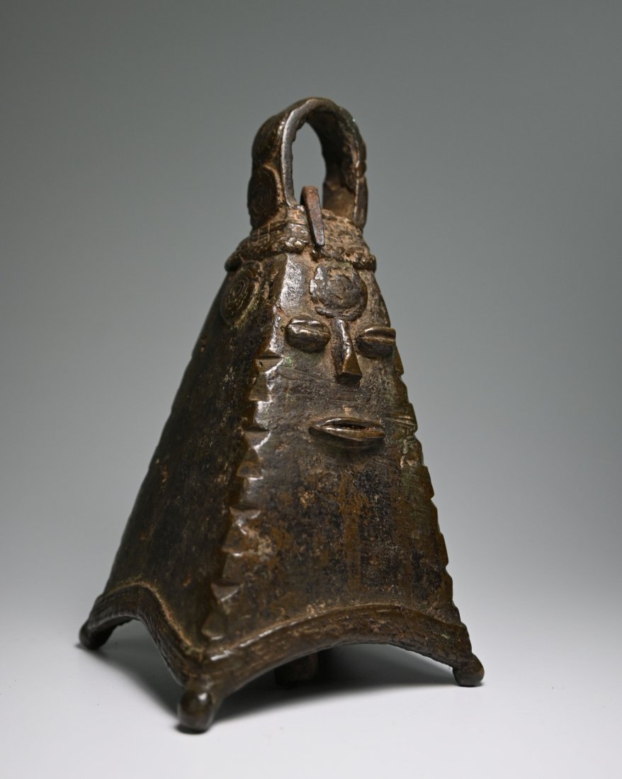 Antique Yoruba Ceremonial Bronze Bell Ex Syrop Coll. (1 of 6)