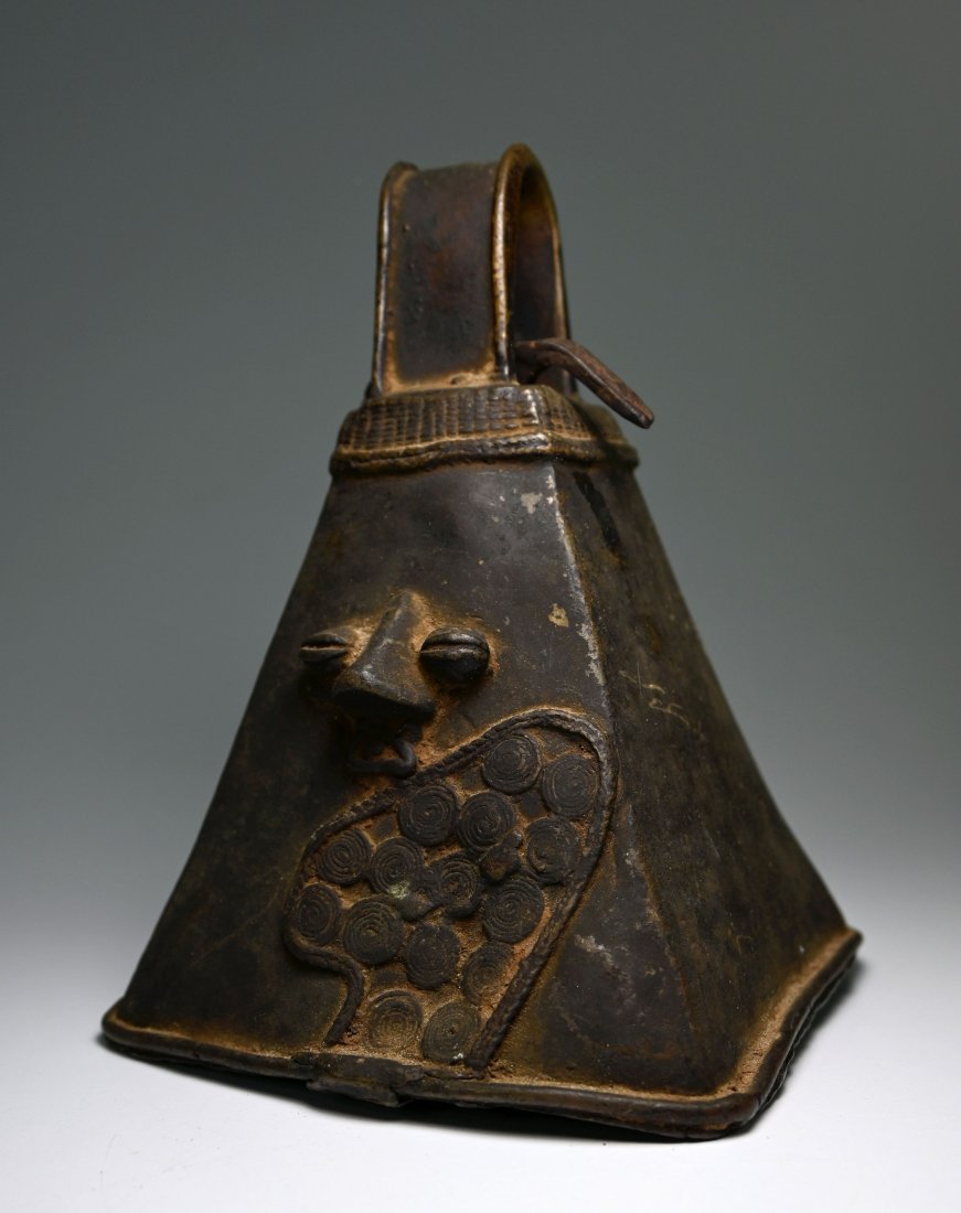Large Antique Yoruba Bronze Bell (1 of 8)