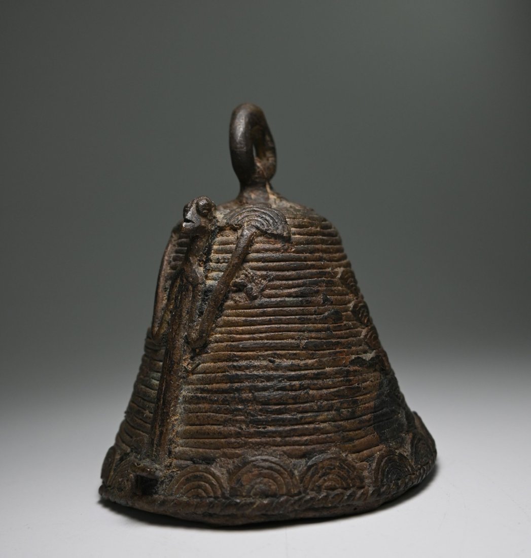 A Dogon Bronze Bell with Ancestor Motif (1 of 6)