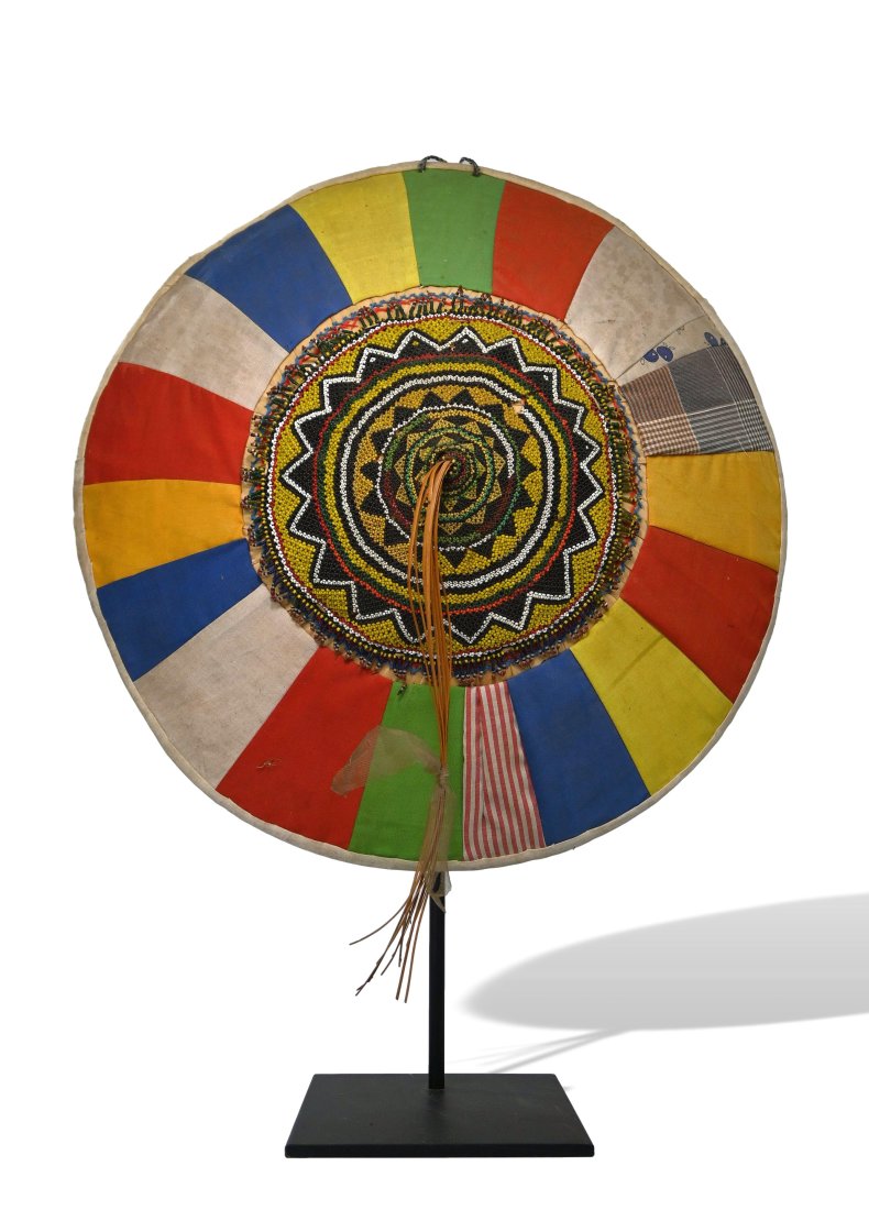 A Fine Dayak Beaded Sun Hat (1 of 7)