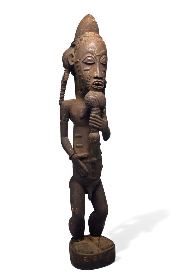 A Dramatic Baule Male Spirit Figure (1 of 15)