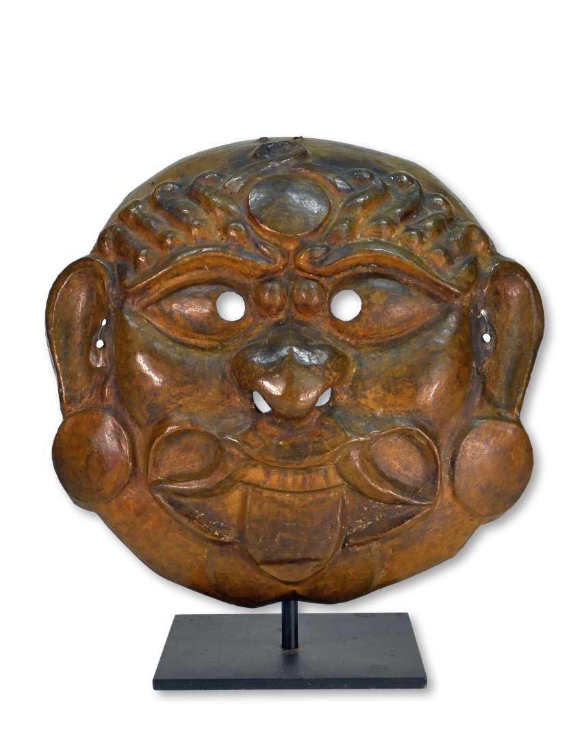 A Bronze Lakhe Demon Mask Ex Irwin Hersey (1 of 1)