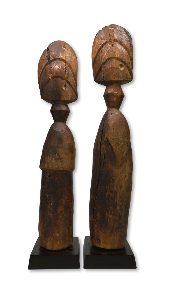 A Rare Pair of Gurunsi Idols Ex Charles Snitow collection (1 of 11)