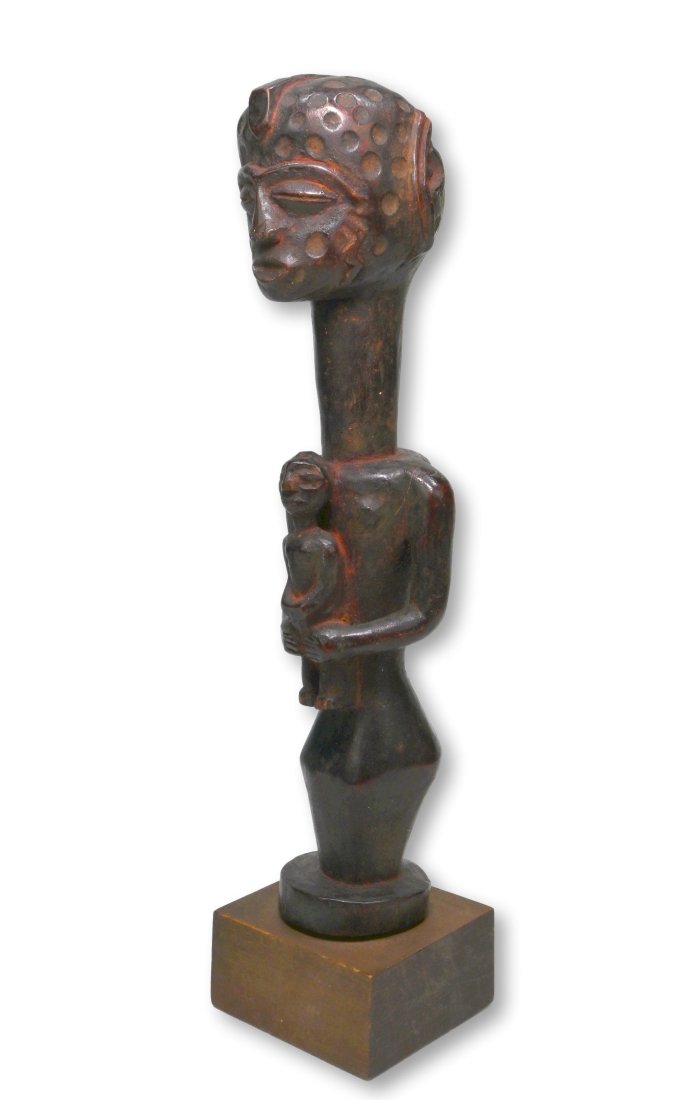 Rare Bena Lulua Maternity sculpture Ex Kahan gallery (1 of 8)