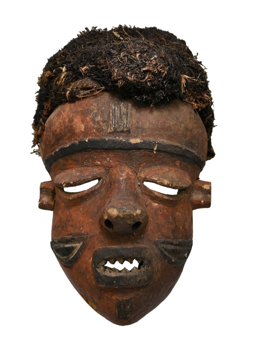 A Red Pende Dance mask (1 of 7)