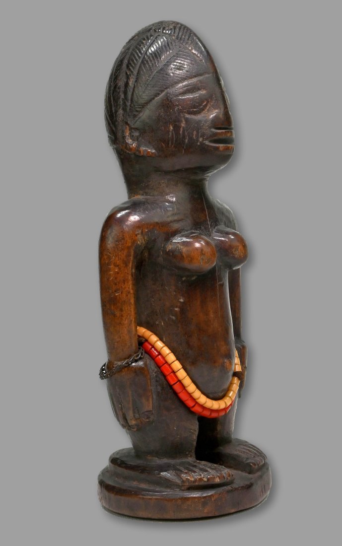 A Well handled Old Yoruba Ibeji Doll (1 of 7)