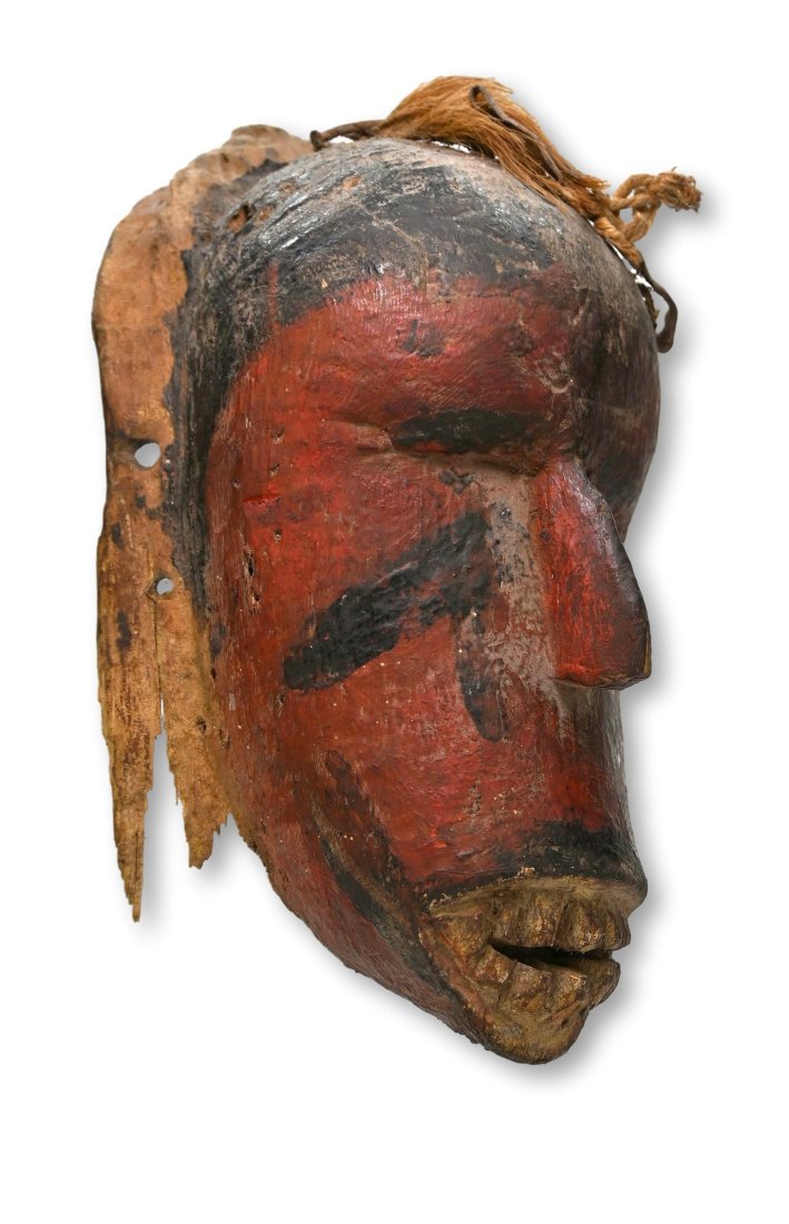 Old Ibibio Hell Dwelling Spirit Mask (1 of 2)