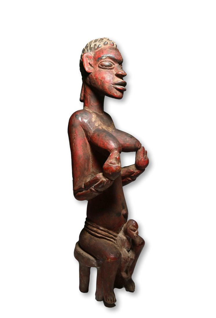 Lady in Red - A Baule Maternity Sculpture (1 of 9)