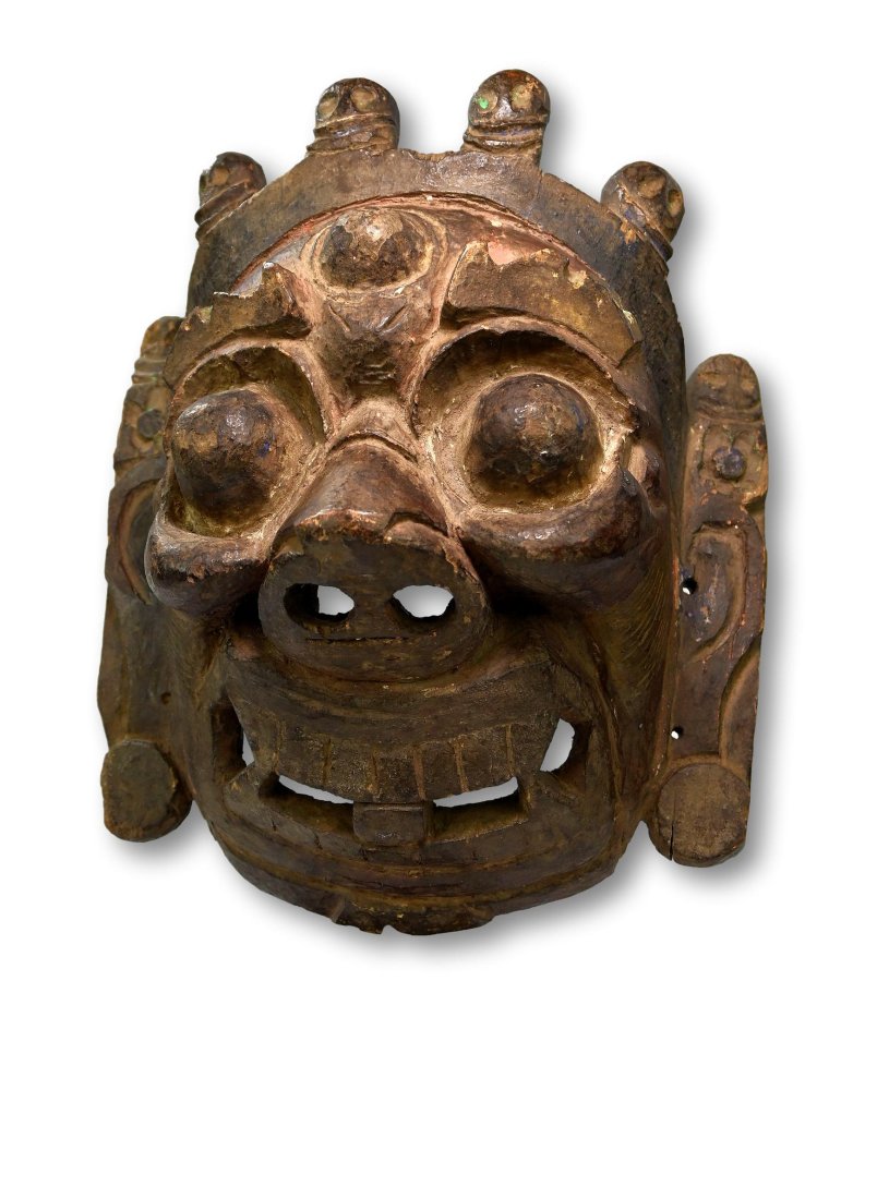 Antique Mahakala Demon Mask from Tibet (1 of 11)