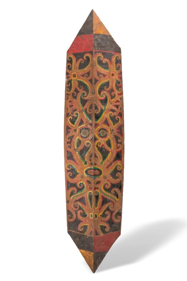 A Dayak Dance Shield with Guardian Face (1 of 2)