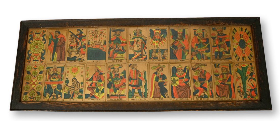 Set of 22 18/19th Century Tarot Cards (1 of 7)
