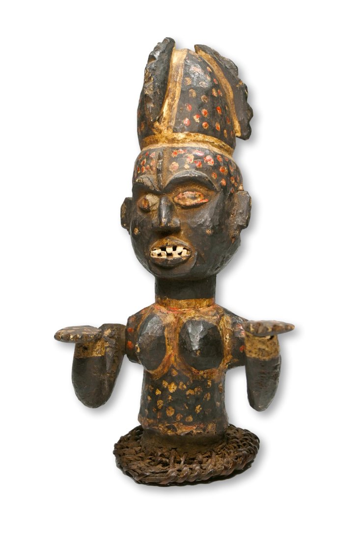 Ekoi / Ejagham Skin Covered Headdress (1 of 6)