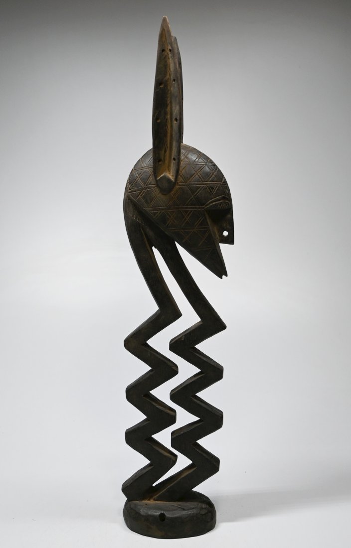 A Bamana Zig Zag Chiwara Headdress (1 of 9)