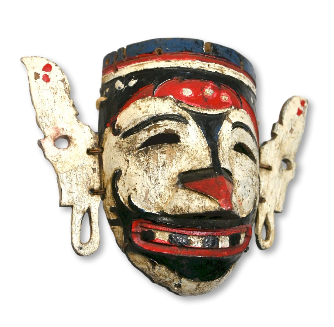 A Miniature Dayak Hudoq Mask Ex Banks Collection. (1 of 1)