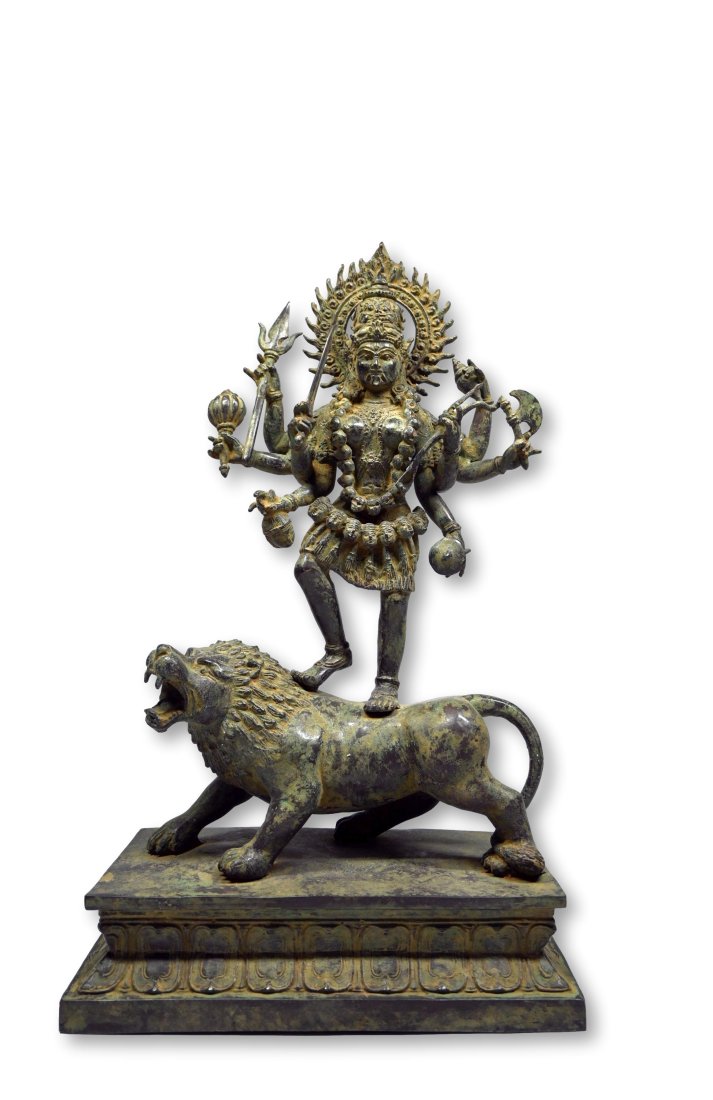 A Bronze KALI Goddess of Death Sculpture (1 of 5)