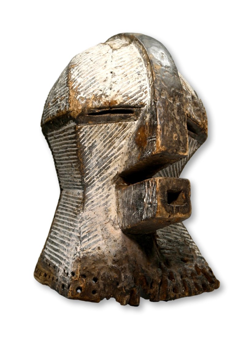 Rare Luba Kifwebe Society Mask Ex Duponcheel Collection (1 of 8)