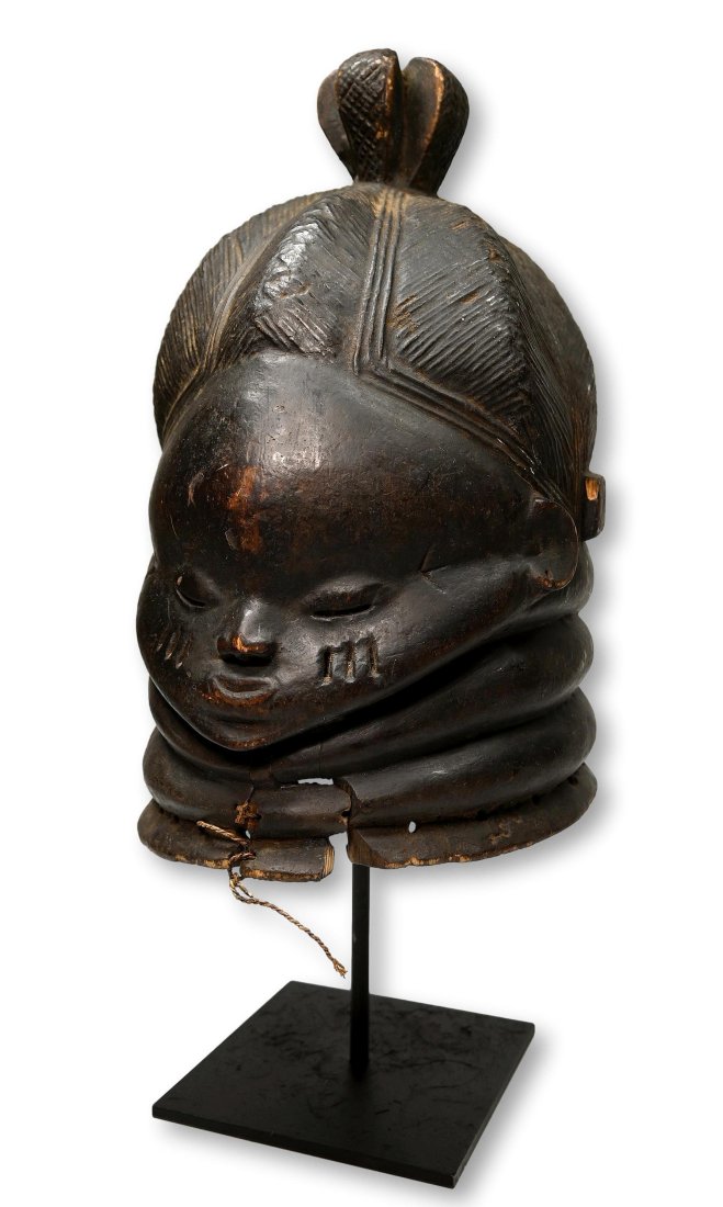 A Mende Bundu Helmet Mask Ex Kahan Gallery (1 of 7)