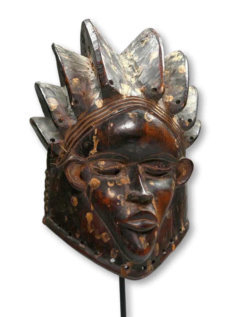 A Rare Bassa Janus Helmet Mask Field Collected 1960s (1 of 7)