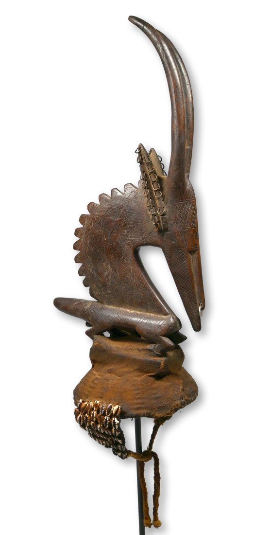 A Bamana Chiwara Antelope Headdress Ex Scanzi Collection (1 of 9)