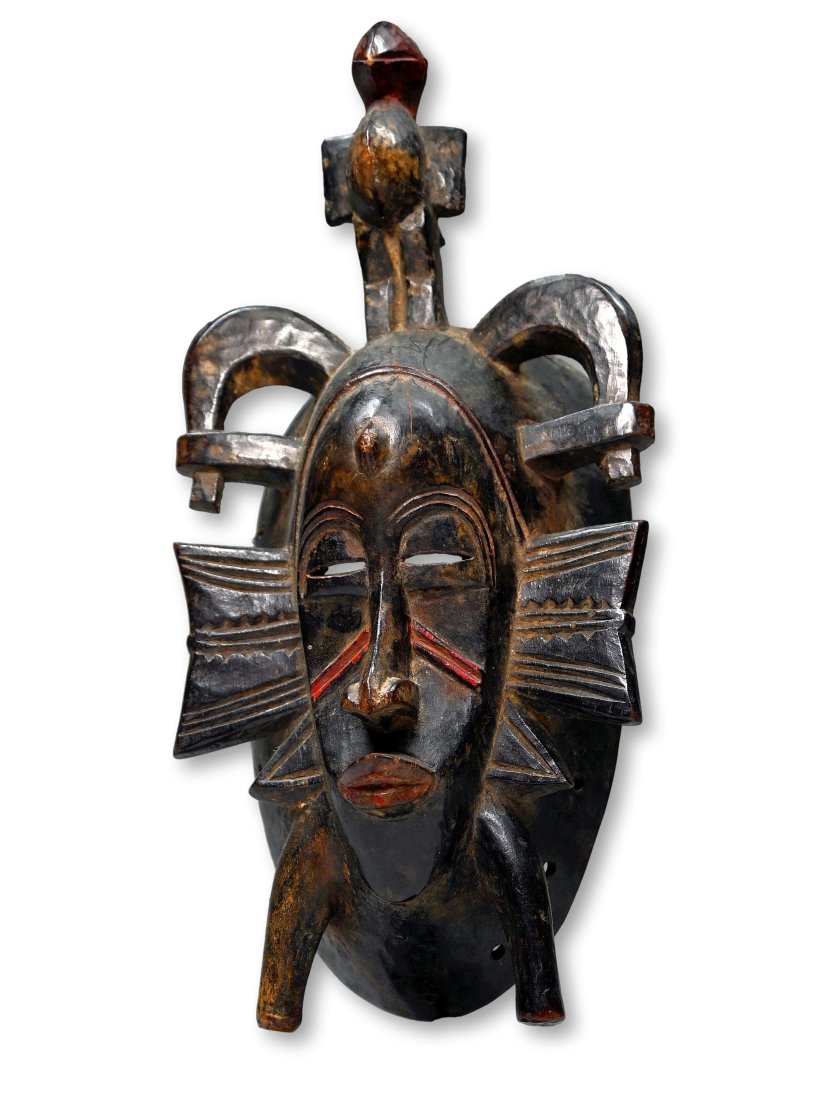 A Fine Senufo Mask Ex Becker Collection. (1 of 5)