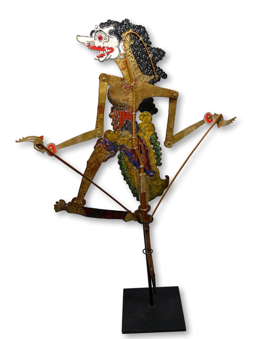 Shadow Puppet of Durga, Hindu Deity (1 of 4)