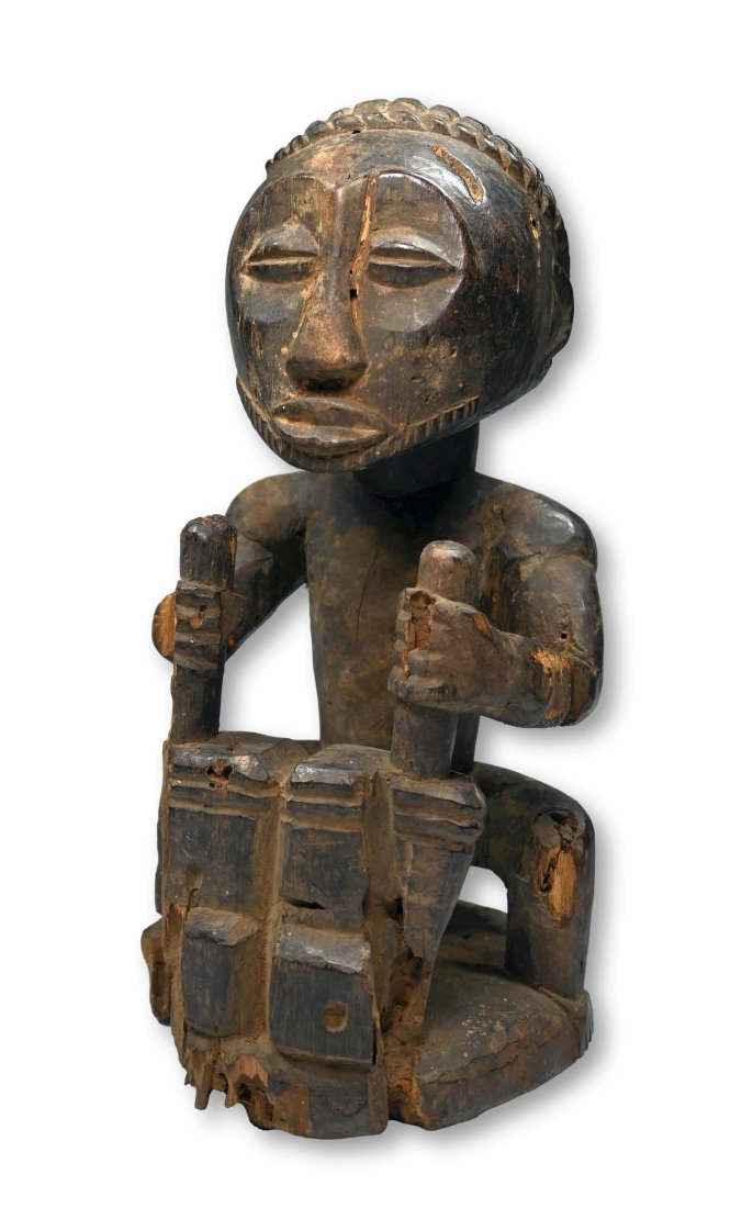 A Hemba Sculpture of a Blacksmith with Bellows Ex Gould Collection (1 of 6)