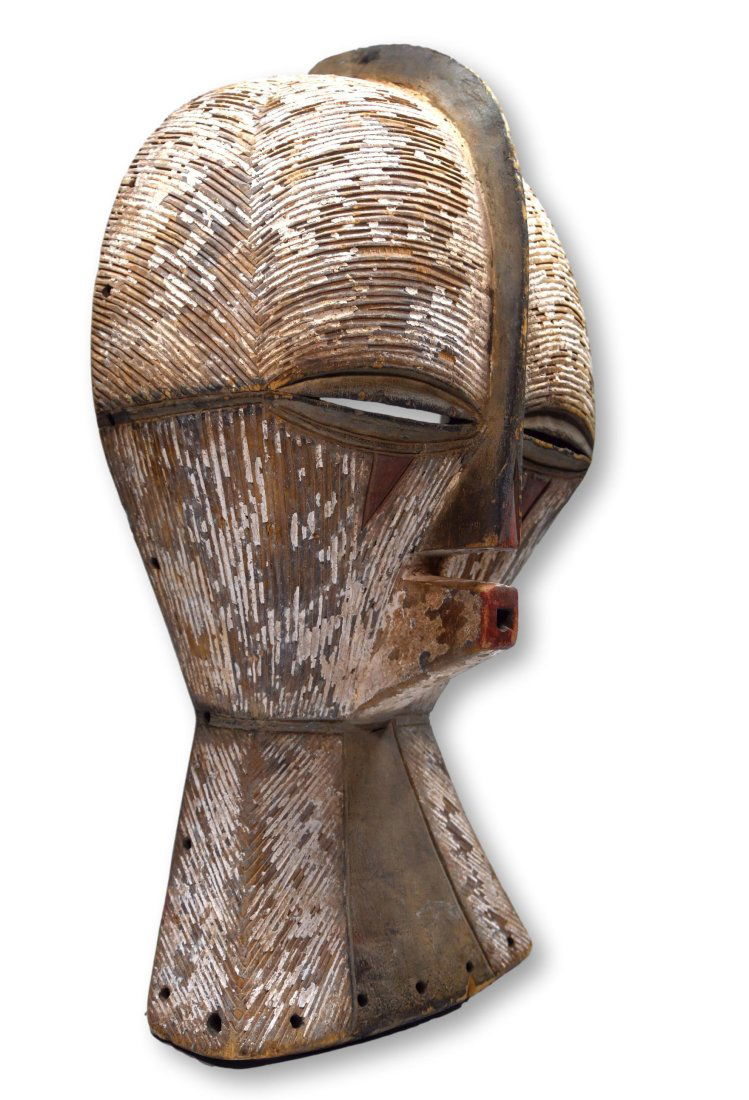 A Luba Kifwebe Society Mask (1 of 6)