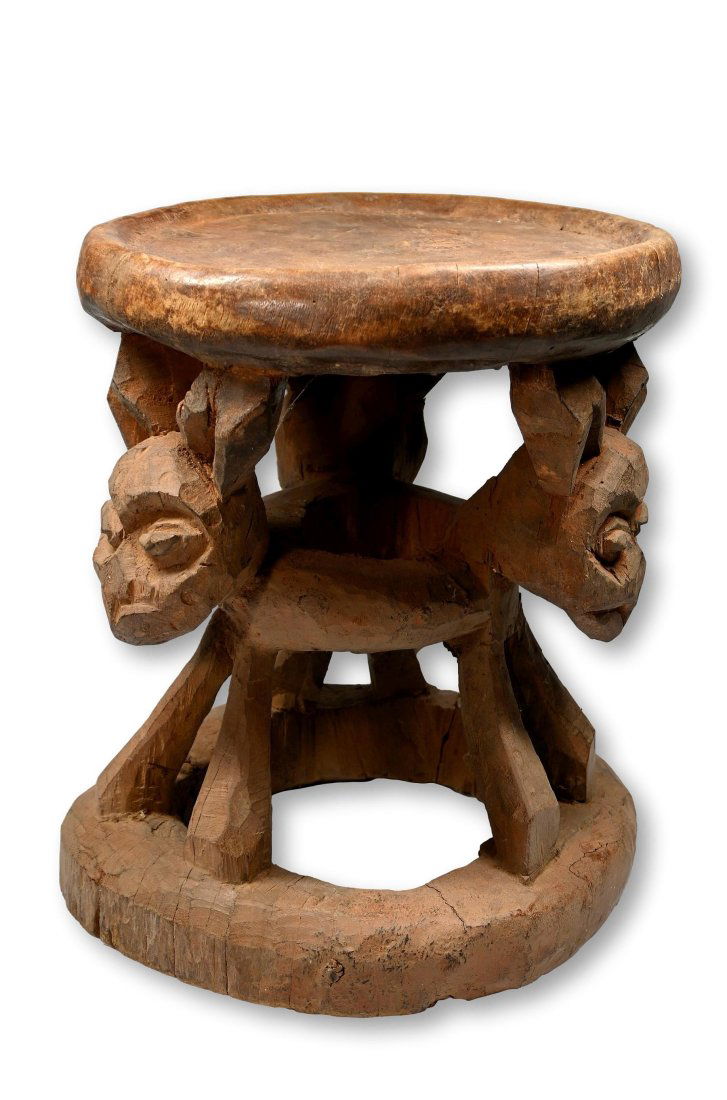 A Bamileke Leopard Stool from Cameroon (1 of 7)