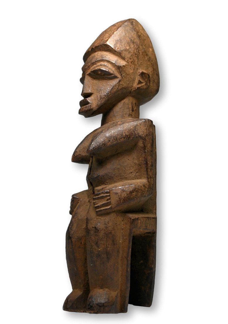 A Lobi Bateba Seated Female Spirit Idol Ex Banks Collection (1 of 1)
