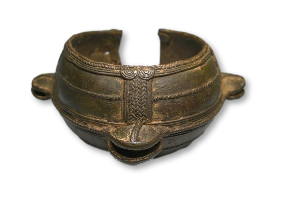 Antique Dan peoples Bronze Anklet with Bells (1 of 4)