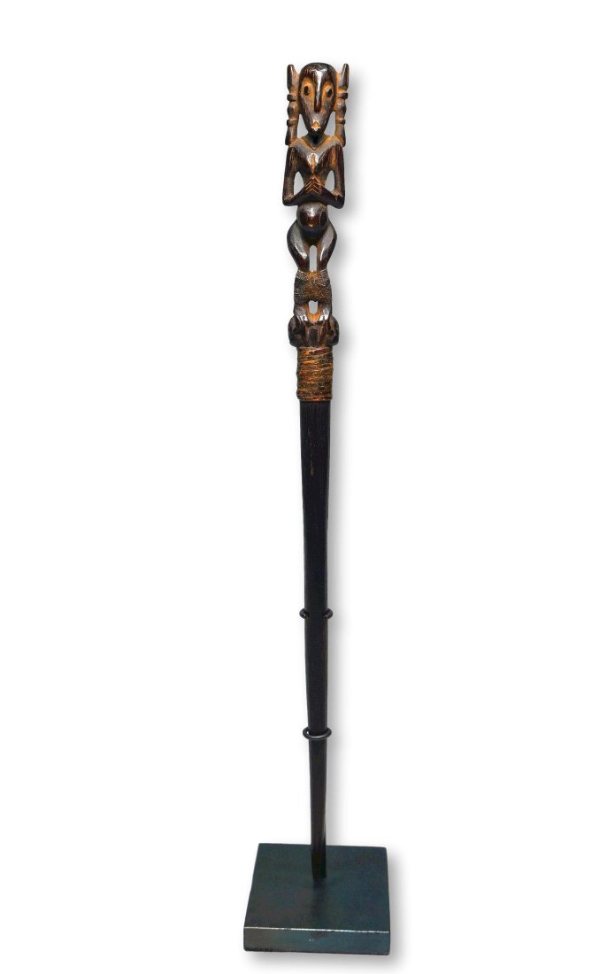 A Fine Dayak Wooden Tool Ex Nooter Collection (1 of 5)