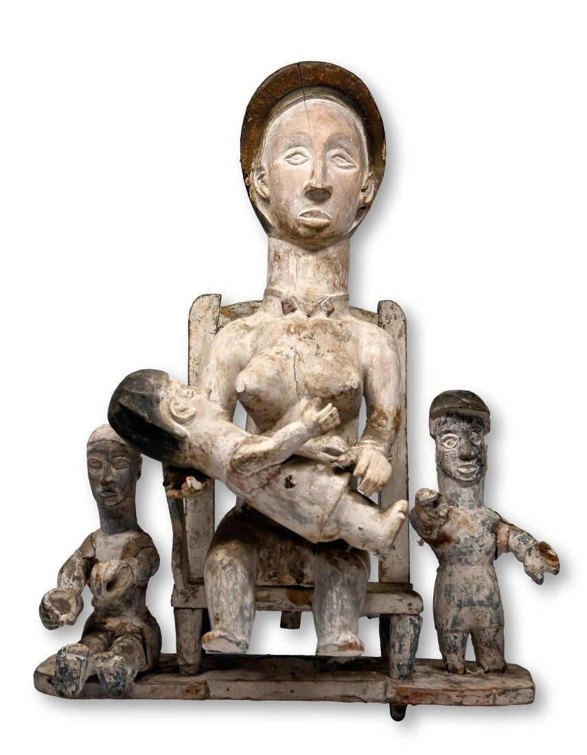 Rare Ibibio Family Shrine Sculpture Ex William Wright Gallery (1 of 7)