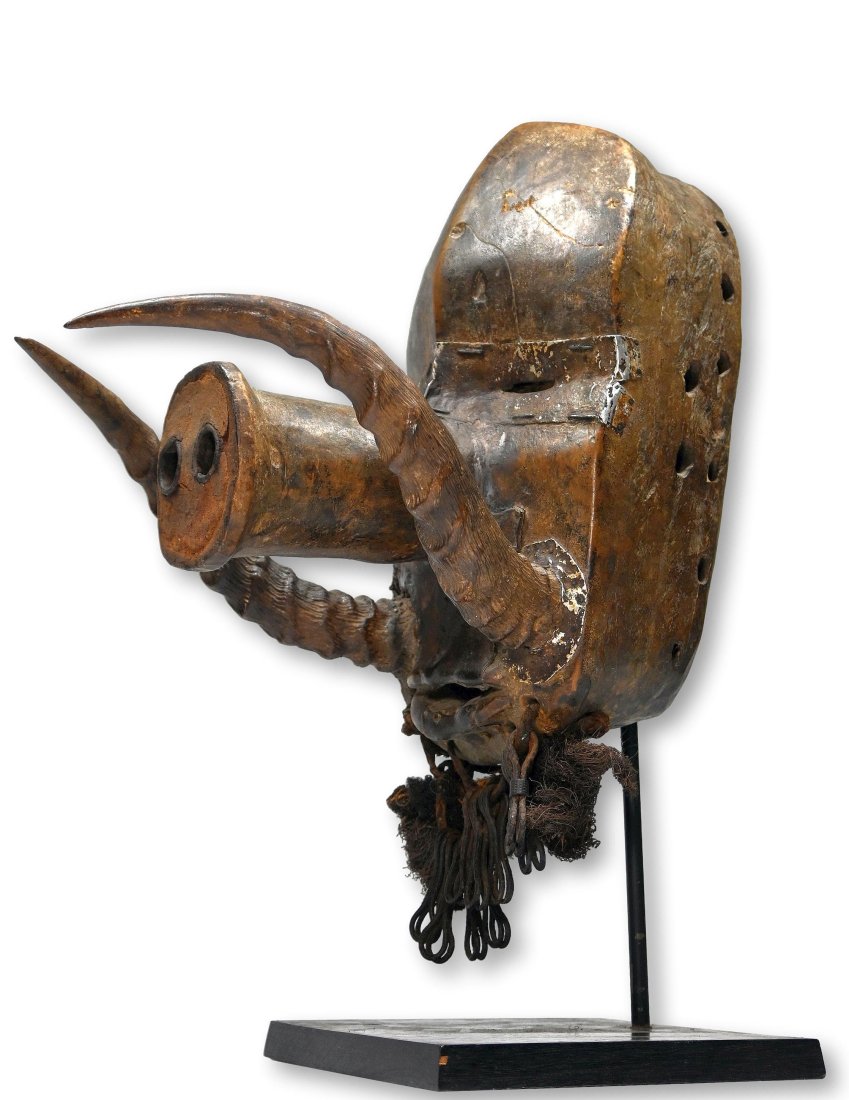 A Guere Pig Snout Mask with Horns, Ex Dannenberg Collection (1 of 10)