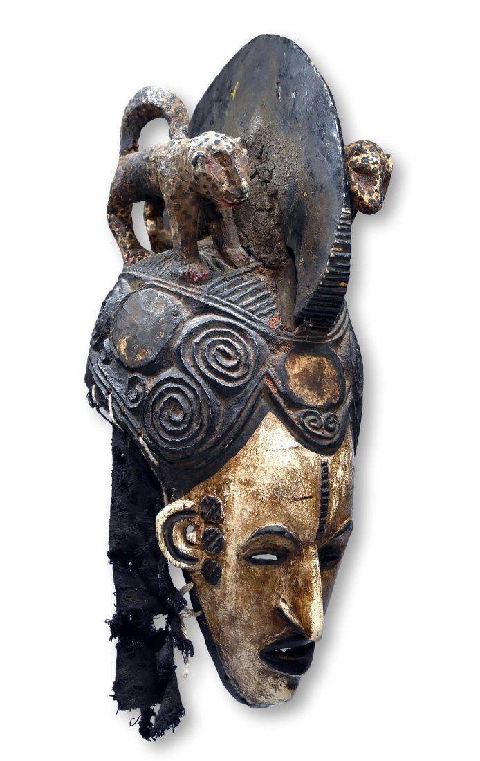 A Igbo Maiden mask Ex William Wright Gallery 1980s (1 of 8)