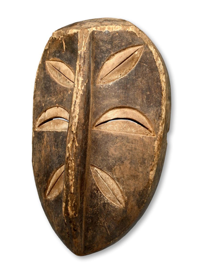 Abstract Old Kwele ceremonial Mask Ex Dannenburg Collection (1 of 6)
