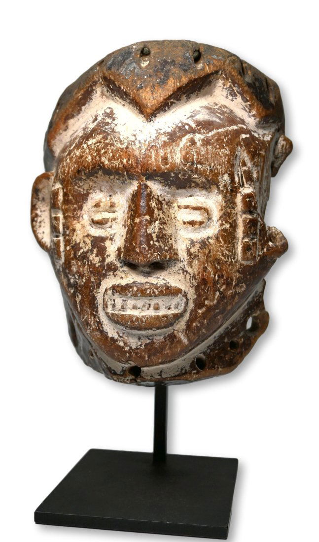 Ancient Idoma African Mask Ex Sotheby's, Ex Samuelly Collection (1 of 9)