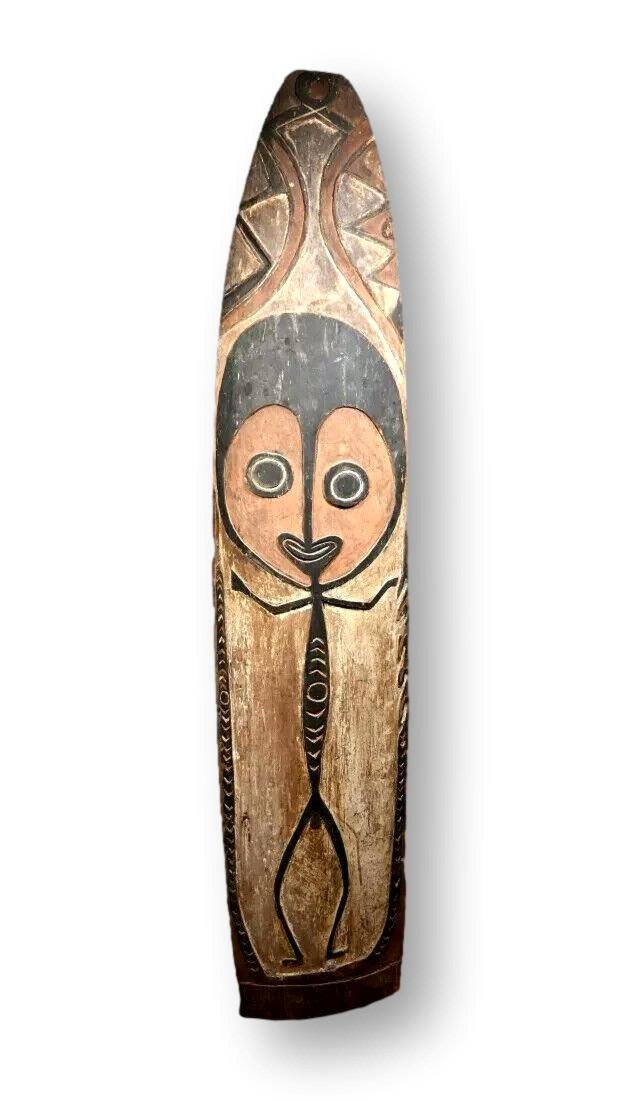 A Rare Gope or Spirit Board Collected by George Craig in 1966 (1 of 2)