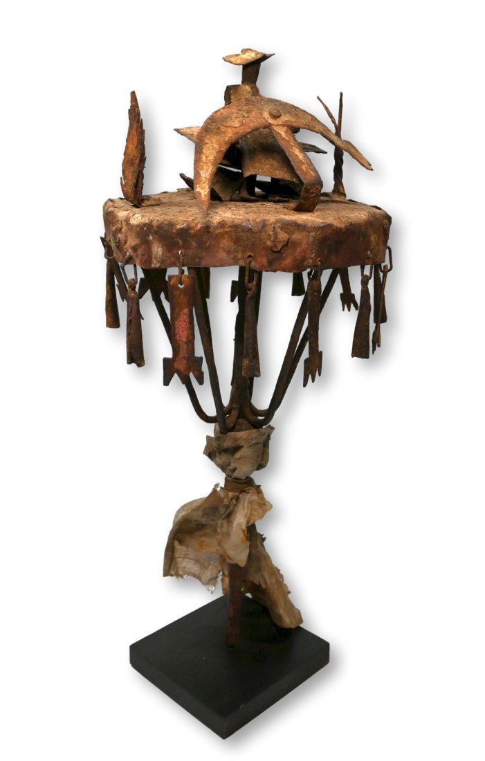 A Fon Asen Staff for Vodun Ritual (1 of 7)