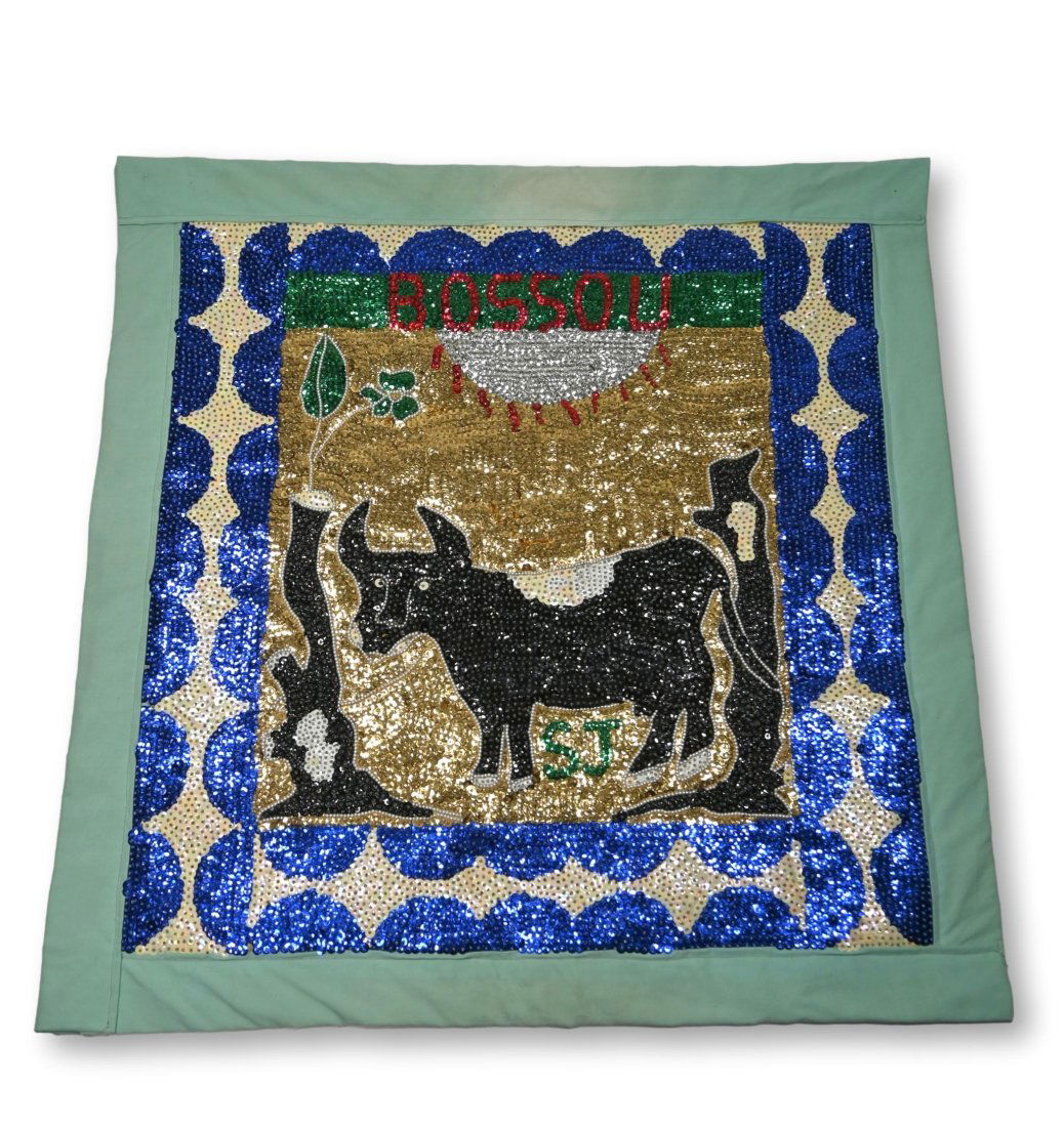 Hatian Vodun Drapo Flag Signed by Sylva Joseph. (1 of 4)