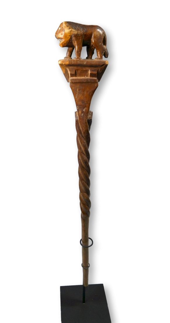 A Lion Staff From the Ashanti Peoples (1 of 8)