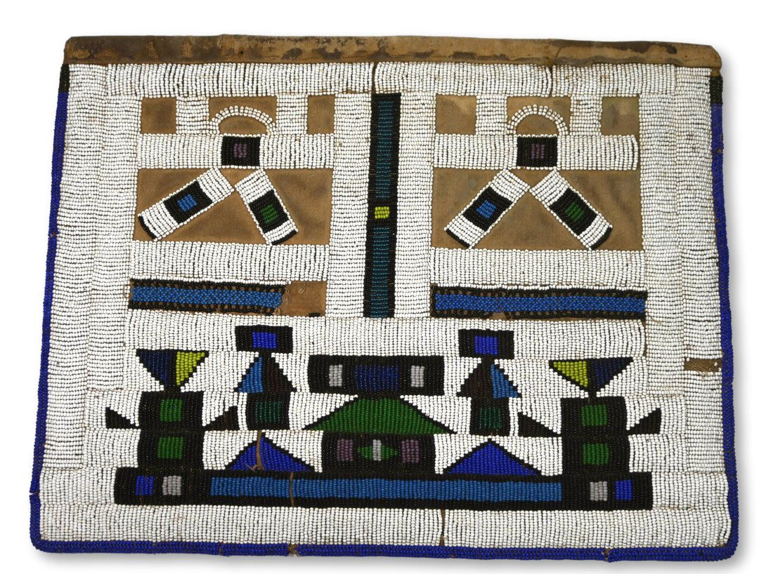 Beautiful Old Ndebele Apron Panel from South Africa #2 (1 of 3)